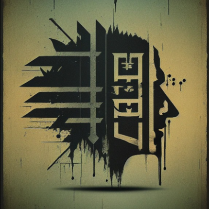 Billy Beck music artwork with a graphic profile portrait